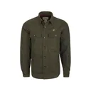 McAlister Men's Waxed Shirt Jacket Olive Large - Mcalister
