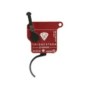 TriggerTech Black Diamond Single Stage Trigger for Remington 700 Clones with Safety Curved Black - TriggerTech
