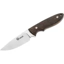 Boker Knives Pine Creek Wood Fixed Blade Knife 3.58" Drop Point T6MoV Satin Blade Guayacan Wood Handle Brown - Boker