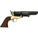 Pietta 1851 Reb Nord Navy Sheriff Black Powder Revolver 44 Caliber 5.5" Blued Barrel Brass Frame Walnut Grip - Pietta