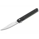 Boker Knives Kwaiken Air Pocket Knife 3.54" Drop Point VG-10 Satin Blade G-10 Handle Black - Boker