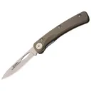 Knives of Alaska Featherlite Hunter Pocket Knife 3" Drop Point D2  Blade G-10 Handle OD Green with Pocket Clip - Knives Of Alaska