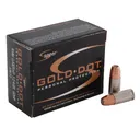 Speer Gold Dot 9mm Luger +P Ammo 124 Grain Bonded Jacketed Hollow Point Case of 200 (10 Boxes of 20) - Speer