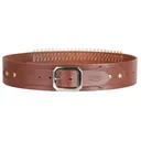 Hunter Adjustable Cartridge Belt 22 Caliber Leather Antique Brown - Hunter