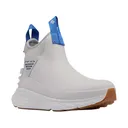 Columbia PFG Pro Sport Deck Boots Rubber Gray Ice/Vivid Blue Men's 12 D - Columbia