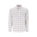 Simms Men's Brackett Long Sleeve Shirt White Brackett Large - Simms