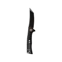 Skallywag Tactical Sao Feng Pocket Knife 3.75" Tanto Point 420 Black PVD Blade G-10 Handle Black - Skallywag Tactical