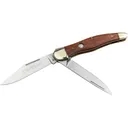 Boker Knives Traditional Series 2.0 Folding Hunter Pocket Knife 4" Clip Point, Drop Point D2 Satin Blade Rosewood Handle Brown - Boker