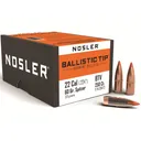 Nosler Ballistic Tip Varmint 22 Caliber (224 Diameter) Bullets 60 Grain Polymer Tip with Cannelure Box of 250 - Nosler
