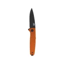 SOG Twitch III Assisted Opening Pocket Knife 3.1" Drop Point 154CM Titanium Nitride Blade Aluminum Handle Burnt Orange - SOG Knives