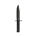 SOG BAR15C Fixed Blade Knife 7.1" Clip Point AUS-8 Black PVD Blade G-10 Handle Black - SOG Knives