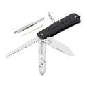 Boker Knives Naturensohne MK. II Pocket Knife 2.8" Drop Point Sandvik 12C27 Stonewashed Blade G-10 Handle Black - Boker