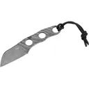 Boker Knives Kazhan Fixed Blade Knife 2.24" Sheepsfoot D2 Dark Stonewash Blade D2 Handle Steel Stonewash - Boker