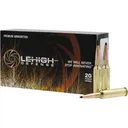 Lehigh Defense Tipped Controlled Chaos 6.5 Creedmoor Ammo 120 Grain Polymer Tip Lead Free Box of 20 - Lehigh Defense