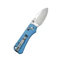 CIVIVI Baby Banter 2 Pocket Knife 2.34" Drop Point Nitro-V Satin Blade Aluminum Handle Blue - CIVIVI Knives