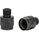 Griffin Armament EZ-LOK Universal Fixed Barrel Direct Thread to EZ-LOK Adapter 22 Caliber 1/2"-28 Thread Stainless Steel Nitride - Griffin Armament