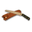 Knives of Alaska Bone Saw Fixed Blade Saw 8" SK5 Steel Blade SureGrip Handle Black - Knives Of Alaska