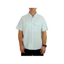 AFTCO Men's Air O Mesh Tech Shirt Quiet Tide Large - Aftco