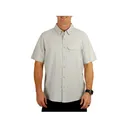 AFTCO Men's Air O Mesh Tech Shirt Harbor Gray Medium - Aftco