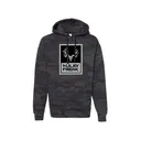 Muley Freak Men's Blackout 2.0 Hoodie Black Camo Large - Muley Freak