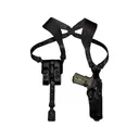 Galco VHS 4.0 Shoulder Holster Ambidextrous Glock 20, 21, Springfield Echelon Leather Black - Galco