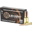 Lehigh Defense Controlled Chaos 6mm ARC Ammo 85 Grain Fragmenting Hollow Point Lead Free Box of 20 - Lehigh Defense