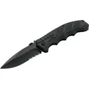 HK SFP Tactical Pocket Knife 3.6" Spear Point D2 Black Blade Polypropylene Handle Black - Boker