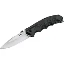 HK SFP Tactical Pocket Knife 3.6" Spear Point D2 Stonewashed Blade Polypropylene Handle Black - Boker