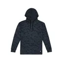 Burlebo Men's Performance Hoodie Black Camo 2XL - Burlebo