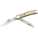 Boker Knives Traditional Series 2.0 Copperhead Pocket Knife 2.75" Clip Point, Drop Point D2 Satin Blade Bone Handle White - Boker Knives