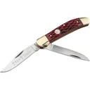 Boker Knives Traditional Series 2.0 Copperhead Pocket Knife 2.75" Clip Point, Drop Point D2 Satin Blade Jigged Bone Handle Red - Boker Knives