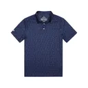 Burlebo Men's Performance Short Sleeve Polo Stars and Stripes Large - Burlebo