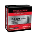 Winchester Power-Point 6.5mm, 264 Caliber (264 Diameter) Bullets 129 Grain Jacketed Soft Point Case of 1000 - Winchester
