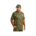 Nomad Men's Mirage Short Sleeve T Shirt Mossy Oak Bottomland Medium - Nomad