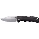 Cold Steel Verdict Pocket Knife 3" Clip Point 4116 Stainless Steel Stonewashed Blade Glass Filled Nylon Handle Black - Cold Steel
