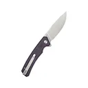 CIVIVI Merit Pocket Knife 3.28" Drop Point Sandvik 14C28N Satin Blade Canvas Micarta Handle Purple - CIVIVI Knives