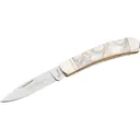 Boker Knives Traditional Series 2.0 Lockback Pocket Knife 2.82" Drop Point D2 Satin Blade Pearl Handle White - Boker