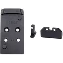 CZ Optics Ready Plate Kit with 3-Dot Sights CZ P10, P10C, Leupold DeltaPoint Pro, Shield RMS, J-Point - Cz