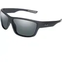 Huk Men's Spar Polarized Sunglasses Matte Black Frame Gray Lens - Huk