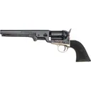 Pietta 1851 Navy Yank Black Powder Revolver 36 Caliber 7.5" Blued Barrel Case Hardened Frame Black Grip - Pietta