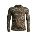 Blocker Outdoors Men's Finisher Turkey Performance Quarter Zip Shirt Mossy Oak Greenleaf Large - Blocker Outdoors