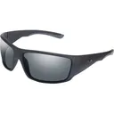 Huk Men's Spearpoint Polarized Sunglasses Matte Black Frame Gray Lens - Huk