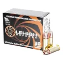 Lehigh Defense Controlled Fracturing 38 Super Ammo 115 Grain Fragmenting Hollow Point Lead Free Box of 20 - Lehigh Defense