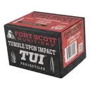 Fort Scott Munition SCP1 TUI 300 AAC Blackout, 30 Caliber (308 Diameter) Bullets 190 Grain Solid Flat Base Box of 50 - Fort Scott Munitions