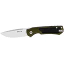 Buck Knives 714 Stinger Pocket Knife 3" Drop Point D2 Satin Blade Aluminum Handle Green - Buck Knives