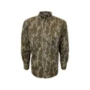MidwayUSA Men's All Purpose Long Sleeve Field Shirt Mossy Oak Original Bottomland Small - Midwayusa