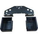Inline Fabrication Sidebin System for Area 419 ZERO press with Black Bins - Inline Fabrication