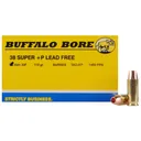 Buffalo Bore 38 Super +P Ammo 115 Grain Barnes TAC-XP Solid Hollow Point Lead Free Box of 20 - Buffalo Bore