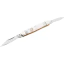 Boker Knives Traditional Series 2.0 Pen Knife Pocket Knife 1.2" Clip Point, Pen D2 Satin Blade Pearl Handle White - Boker Knives