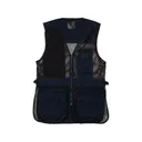 Browning Men's Trapper Creek Shooting Vest Right Hand Cotton/Polyester Navy/Black Medium - Browning